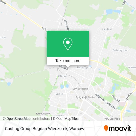 Casting Group Bogdan Wieczorek map