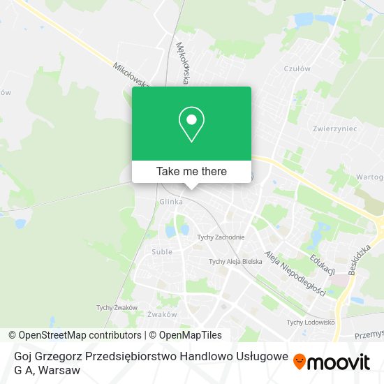 Goj Grzegorz Przedsiębiorstwo Handlowo Usługowe G A map