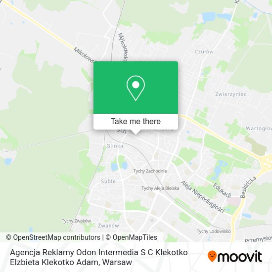 Agencja Reklamy Odon Intermedia S C Klekotko Elzbieta Klekotko Adam map