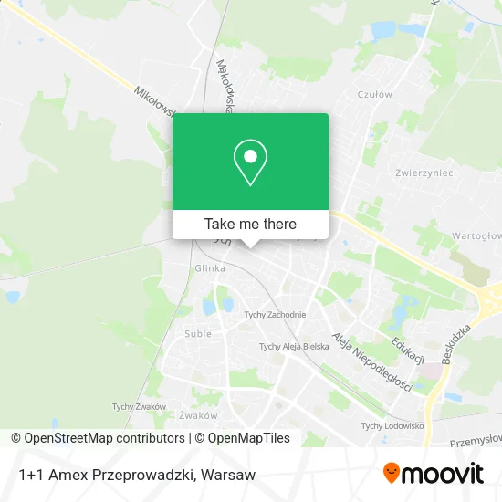 Карта 1+1 Amex Przeprowadzki