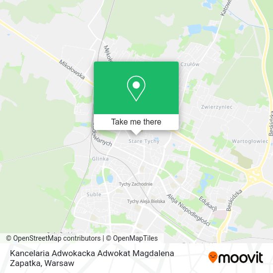 Kancelaria Adwokacka Adwokat Magdalena Zapatka map