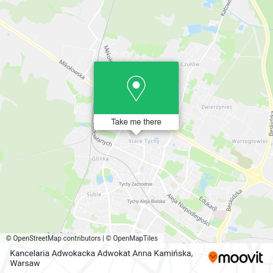 Kancelaria Adwokacka Adwokat Anna Kamińska map