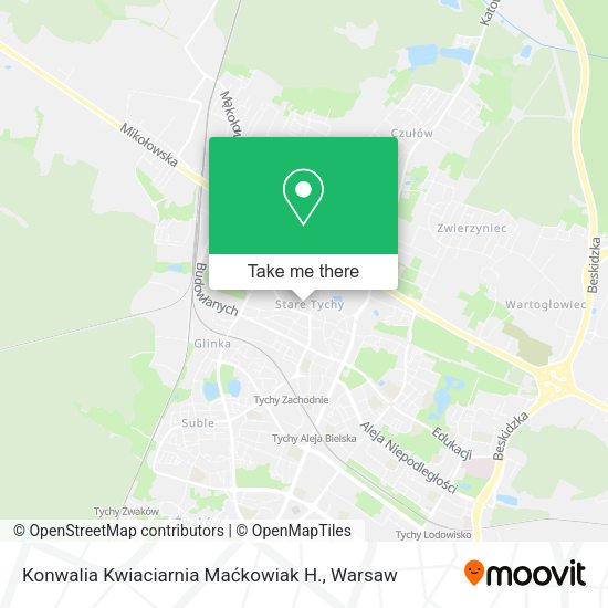 Konwalia Kwiaciarnia Maćkowiak H. map