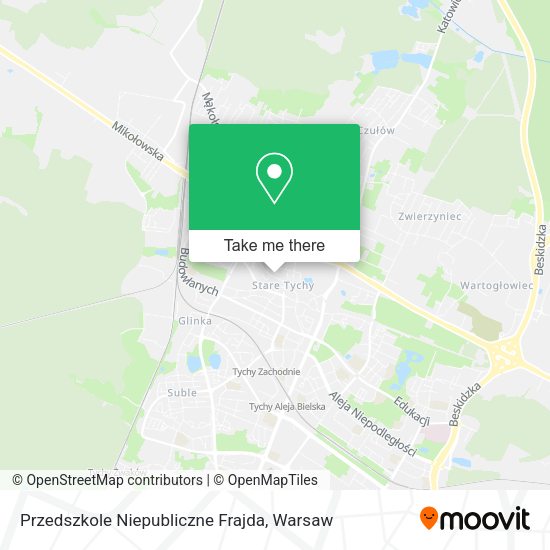 Przedszkole Niepubliczne Frajda map