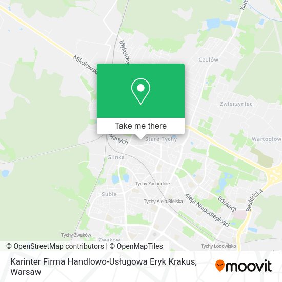 Karinter Firma Handlowo-Usługowa Eryk Krakus map