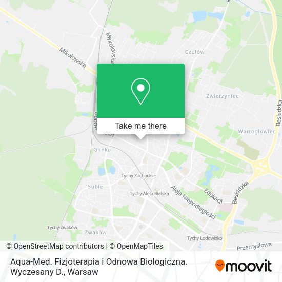 Aqua-Med. Fizjoterapia i Odnowa Biologiczna. Wyczesany D. map