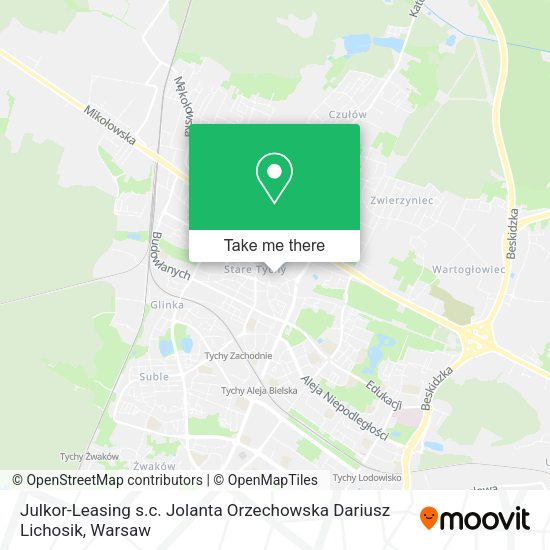 Julkor-Leasing s.c. Jolanta Orzechowska Dariusz Lichosik map