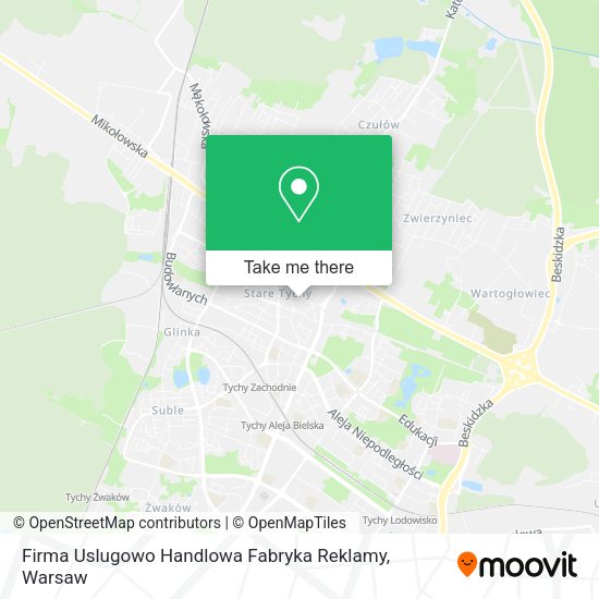 Firma Uslugowo Handlowa Fabryka Reklamy map