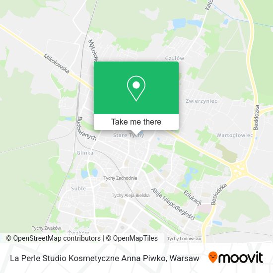 La Perle Studio Kosmetyczne Anna Piwko map