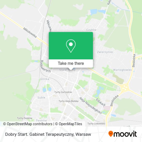 Dobry Start. Gabinet Terapeutyczny map