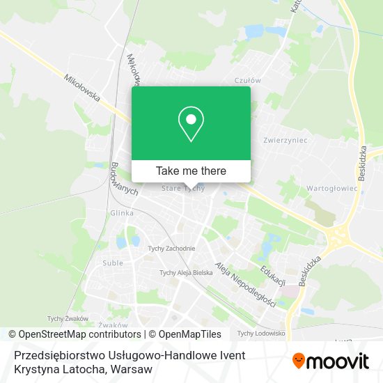 Przedsiębiorstwo Usługowo-Handlowe Ivent Krystyna Latocha map