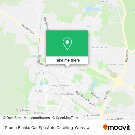 Studio Blasku Car Spa Auto Detailing map