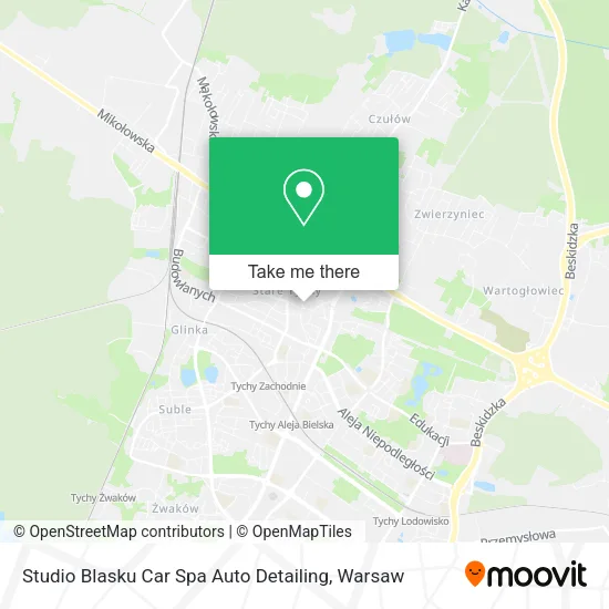 Карта Studio Blasku Car Spa Auto Detailing