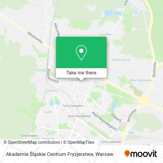 Akademia Śląskie Centrum Fryzjerstwa map