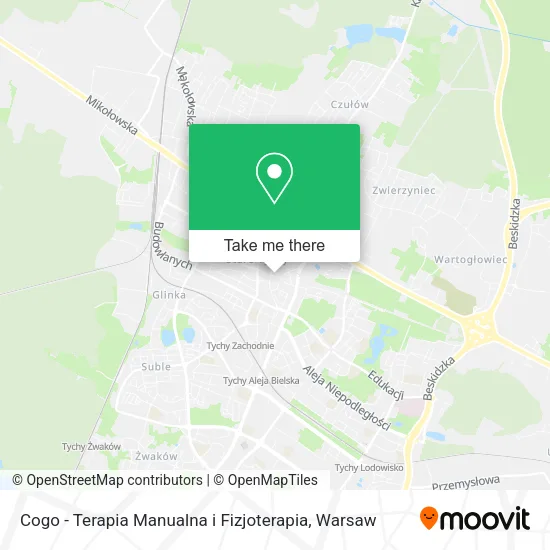 Cogo - Terapia Manualna i Fizjoterapia map