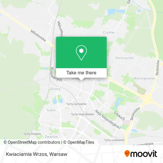 Карта Kwiaciarnia Wrzos