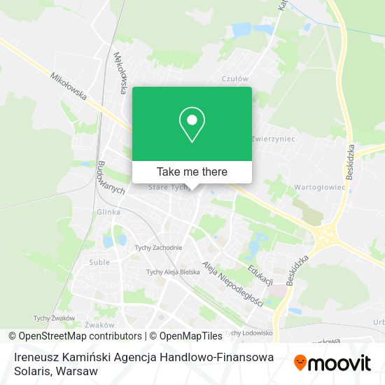 Ireneusz Kamiński Agencja Handlowo-Finansowa Solaris map