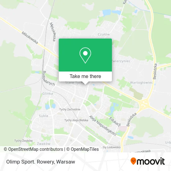 Карта Olimp Sport. Rowery