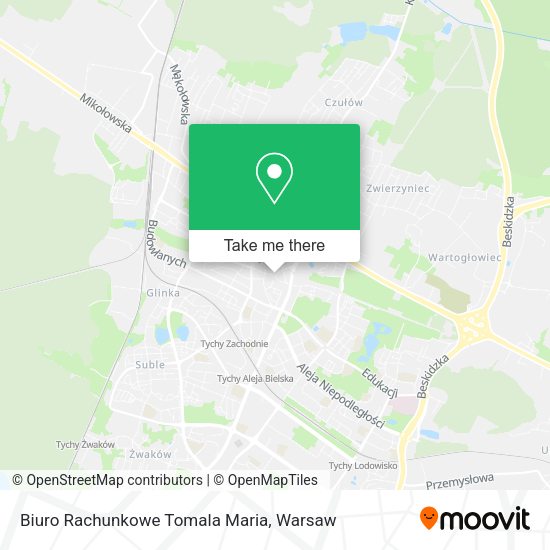 Biuro Rachunkowe Tomala Maria map