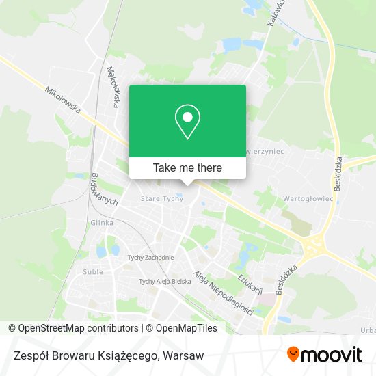 Zespół Browaru Książęcego map