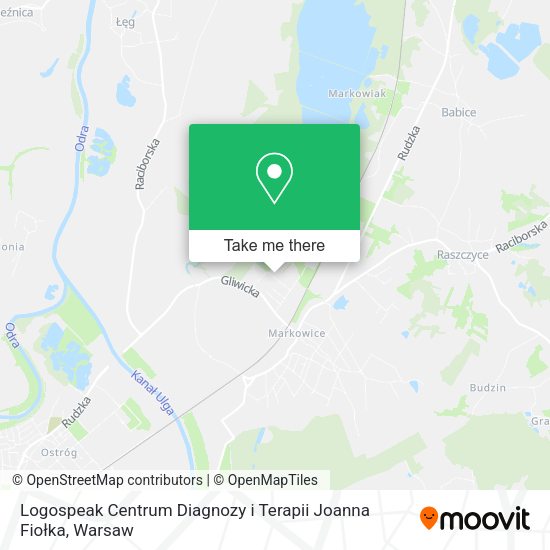 Logospeak Centrum Diagnozy i Terapii Joanna Fiołka map