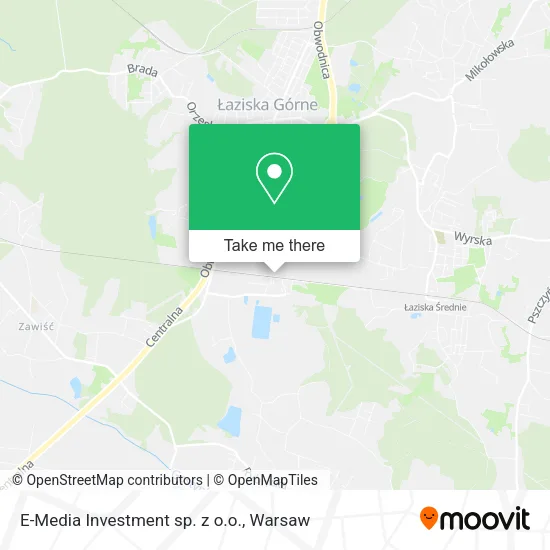 Карта E-Media Investment sp. z o.o.