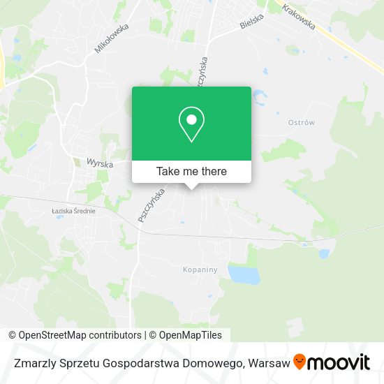 Zmarzly Sprzetu Gospodarstwa Domowego map