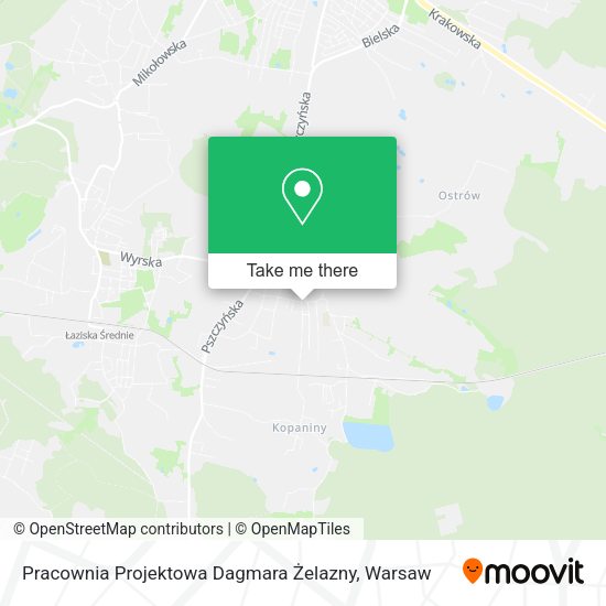 Pracownia Projektowa Dagmara Żelazny map