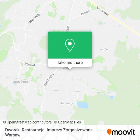 Dworek. Restauracja. Imprezy Zorganizowane map