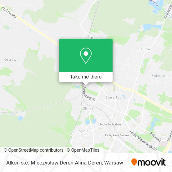 Карта Alkon s.c. Mieczysław Dereń Alina Dereń