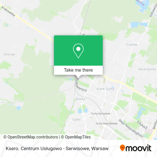 Карта Ksero. Centrum Usługowo - Serwisowe