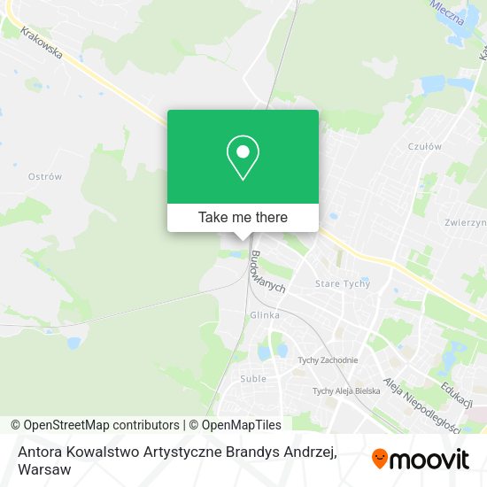 Antora Kowalstwo Artystyczne Brandys Andrzej map