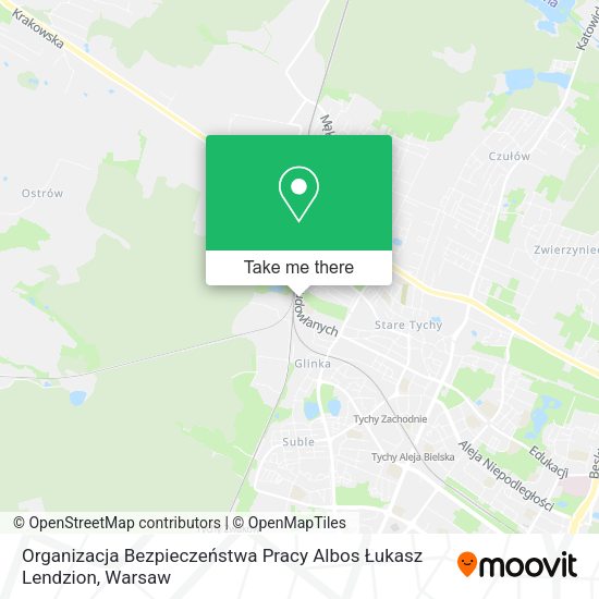 Organizacja Bezpieczeństwa Pracy Albos Łukasz Lendzion map