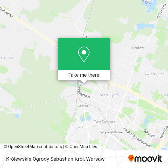 Królewskie Ogrody Sebastian Król map