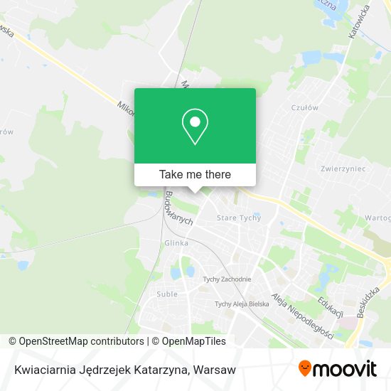 Kwiaciarnia Jędrzejek Katarzyna map