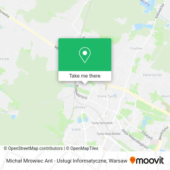 Michał Mrowiec Ant - Usługi Informatyczne map