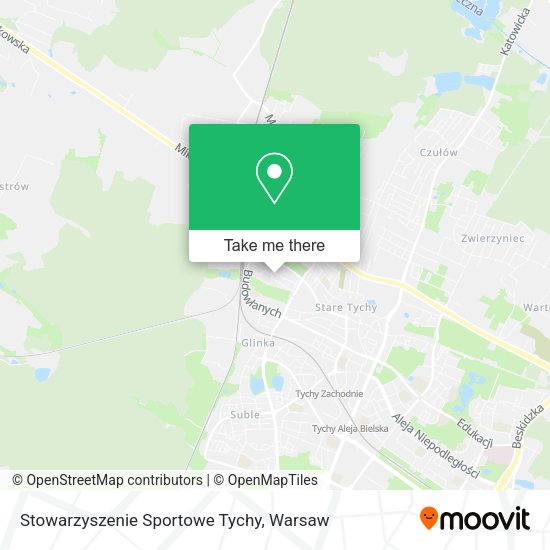 Stowarzyszenie Sportowe Tychy map