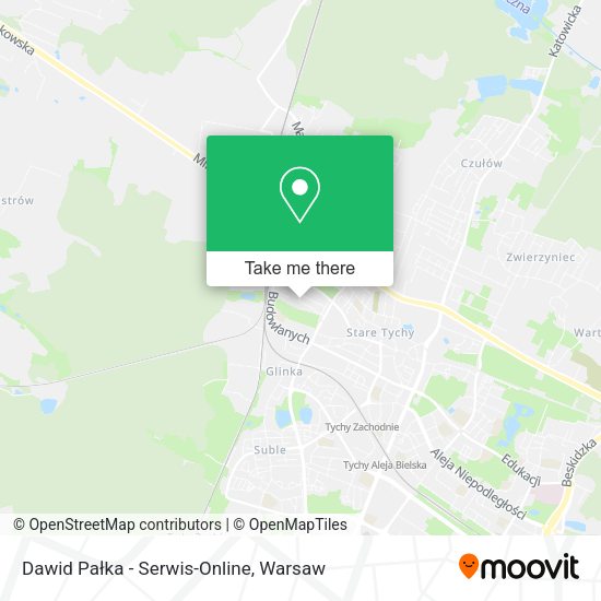 Dawid Pałka - Serwis-Online map