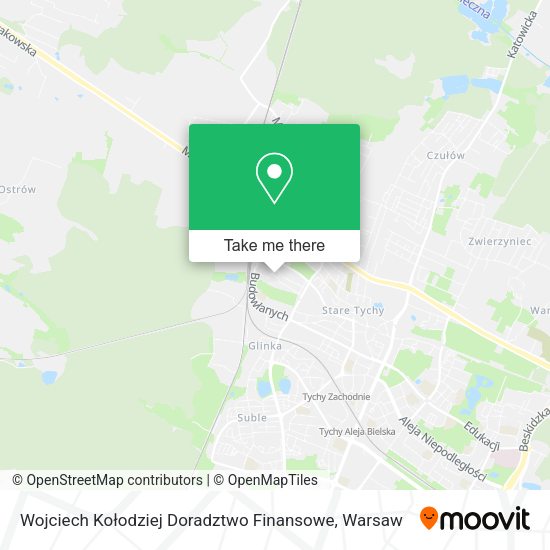 Wojciech Kołodziej Doradztwo Finansowe map