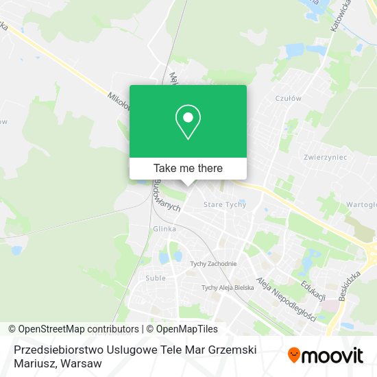 Przedsiebiorstwo Uslugowe Tele Mar Grzemski Mariusz map