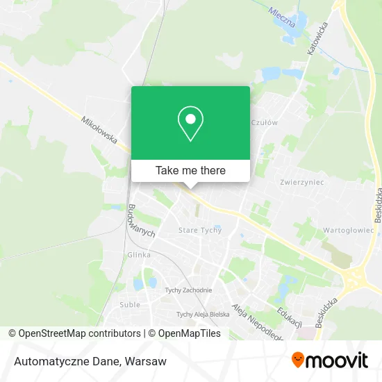 Карта Automatyczne Dane