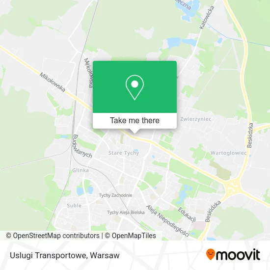 Uslugi Transportowe map