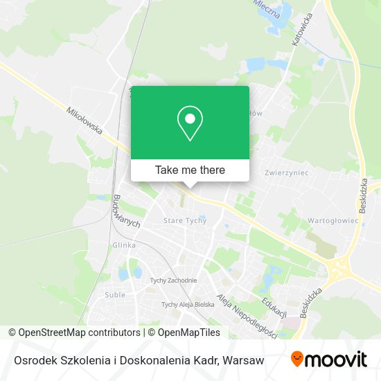 Osrodek Szkolenia i Doskonalenia Kadr map