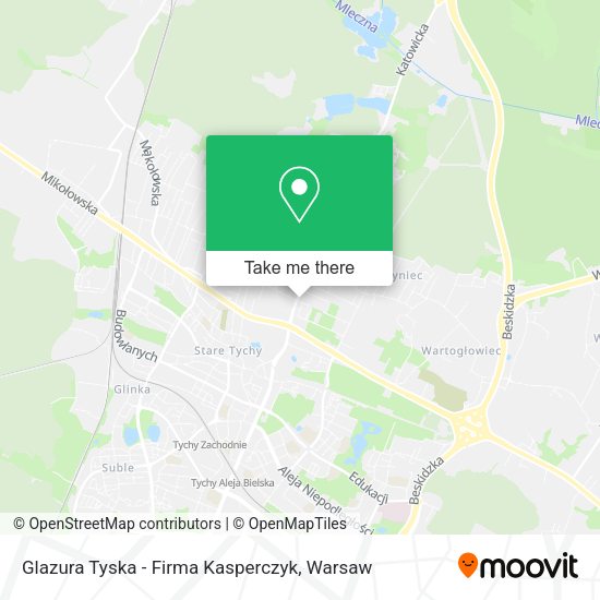 Glazura Tyska - Firma Kasperczyk map