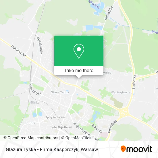 Glazura Tyska - Firma Kasperczyk map