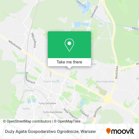 Duży Agata Gospodarstwo Ogrodnicze map