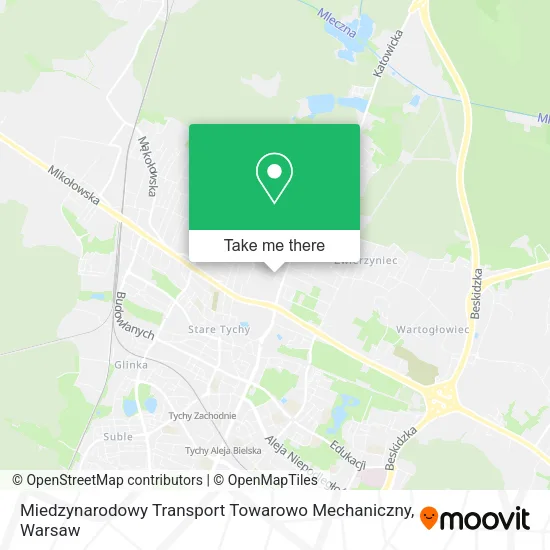 Карта Miedzynarodowy Transport Towarowo Mechaniczny