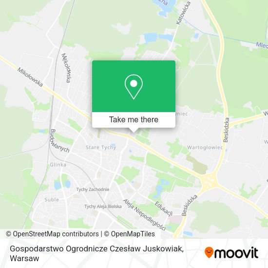 Gospodarstwo Ogrodnicze Czesław Juskowiak map