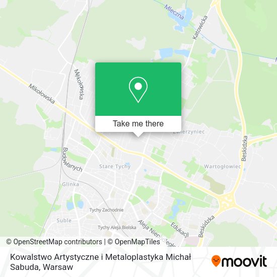 Kowalstwo Artystyczne i Metaloplastyka Michał Sabuda map