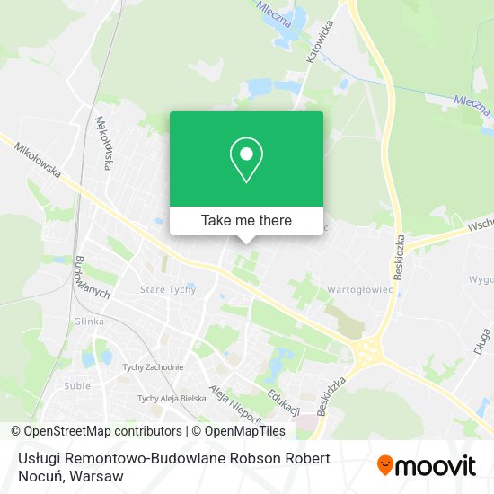 Usługi Remontowo-Budowlane Robson Robert Nocuń map